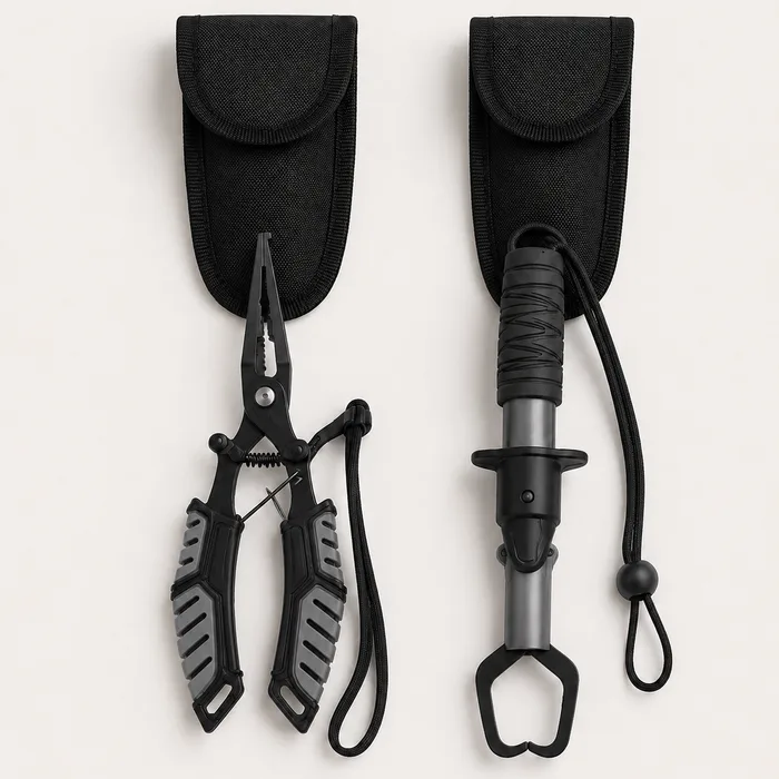 HookGrip Combo pack: fishing pliers and fish gripper together